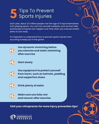 5 tips to prevent sports injuries